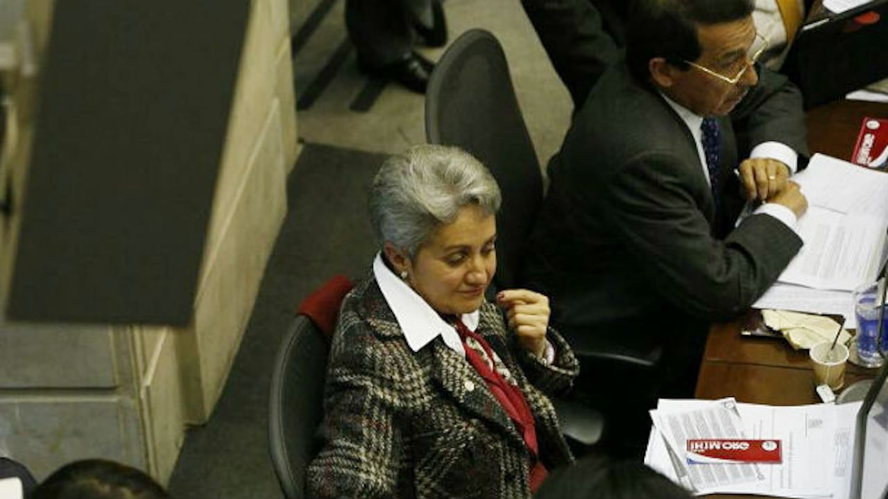 La procuradora delegada para la Infancia, Ilva Myriam Hoyos, no ocultó que estaba en el Senado haciendo cabildeo en contra de la aprobación del proyecto.