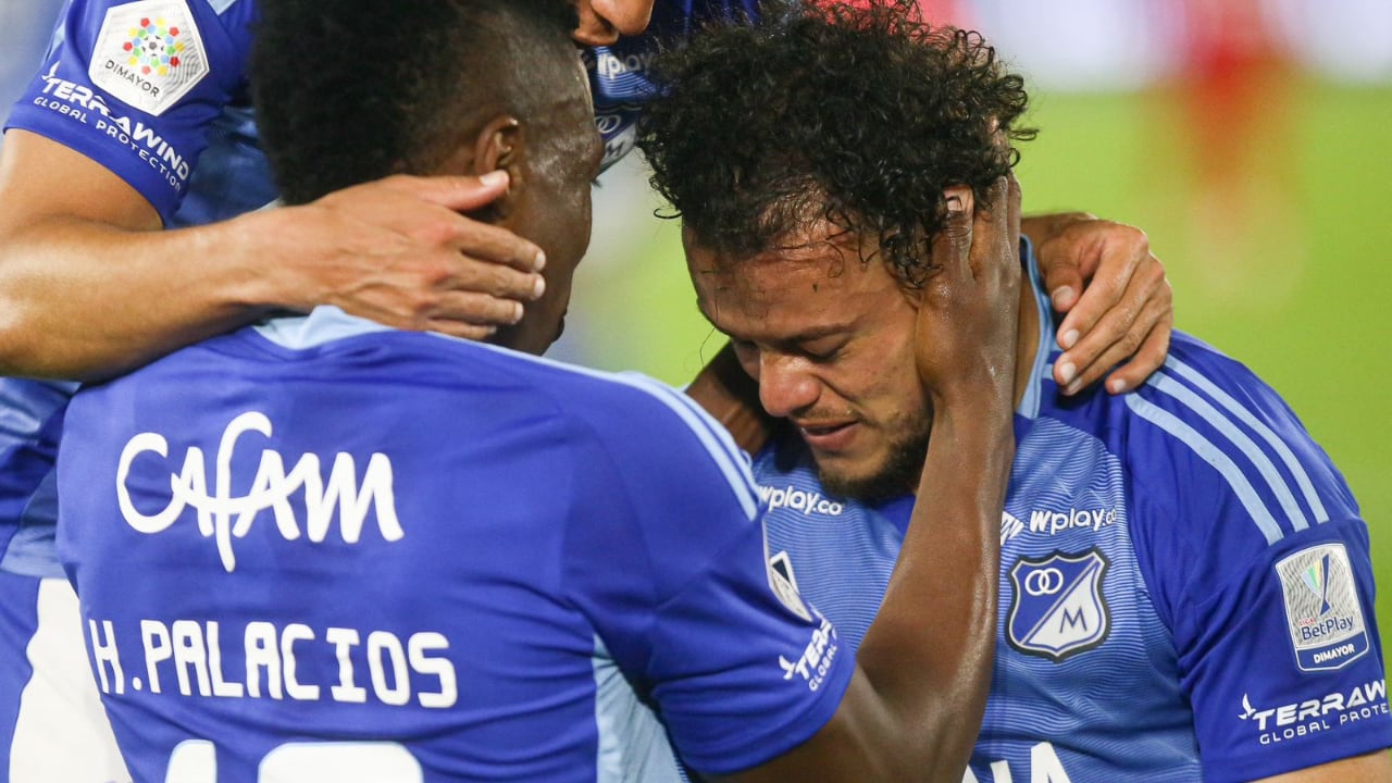 Millonarios gana el clásico ante América, sube en la tabla de posiciones y está cerca de los ocho.