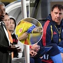 Francisco Maturana (izq.) se refirió a cómo debería elegir Néstor Lorenzo (der.) al nuevo capitán de la Selección Colombia.