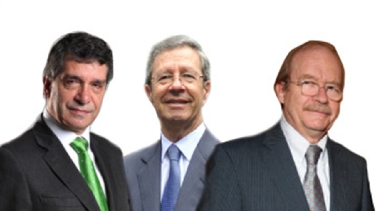 Rafael Pardo, Ministro de Trabajo.
Juan Carlos Esguerra , Ministro de Justicia.
Benjamín Villegas, Presidente de Villegas Editores.