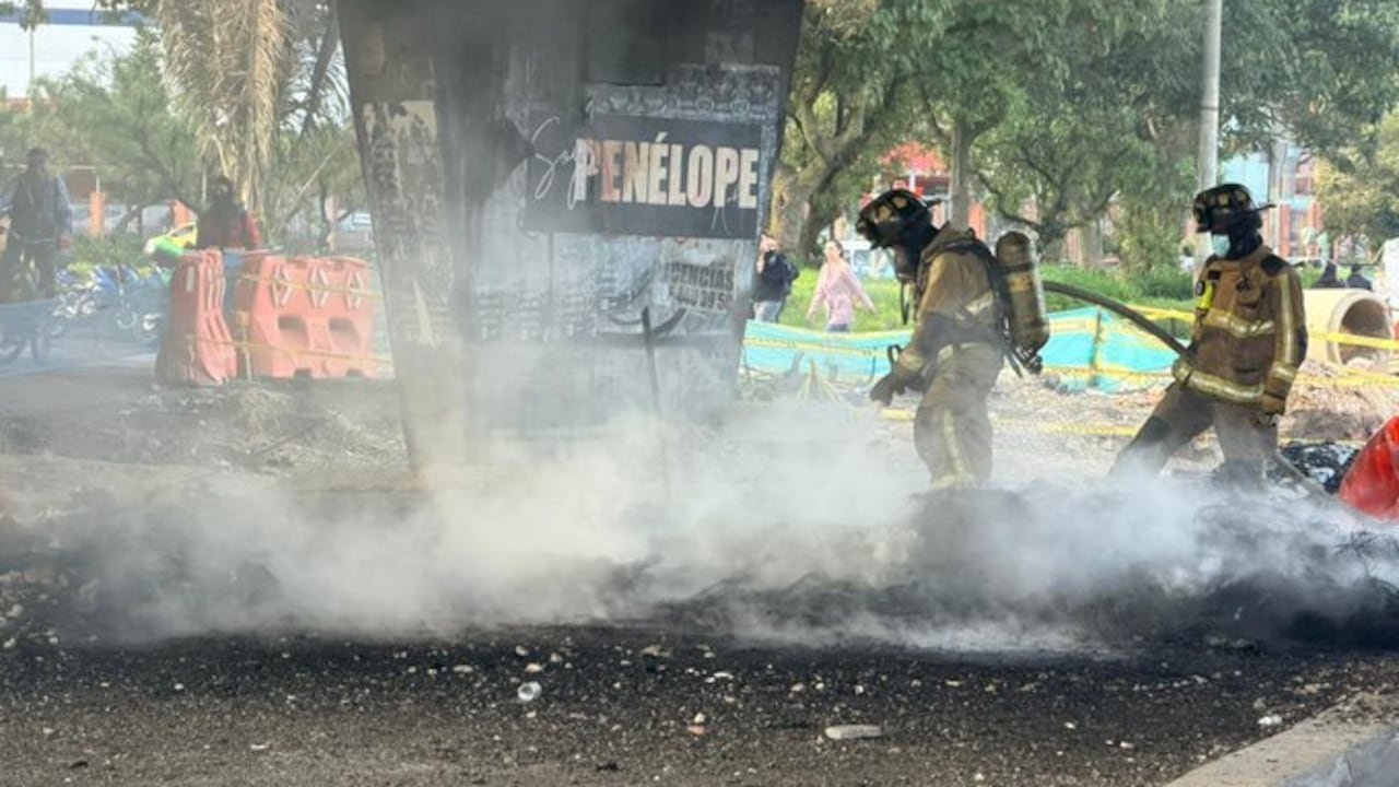 Un incendio se reportó en la calle 68 con carrera 68.