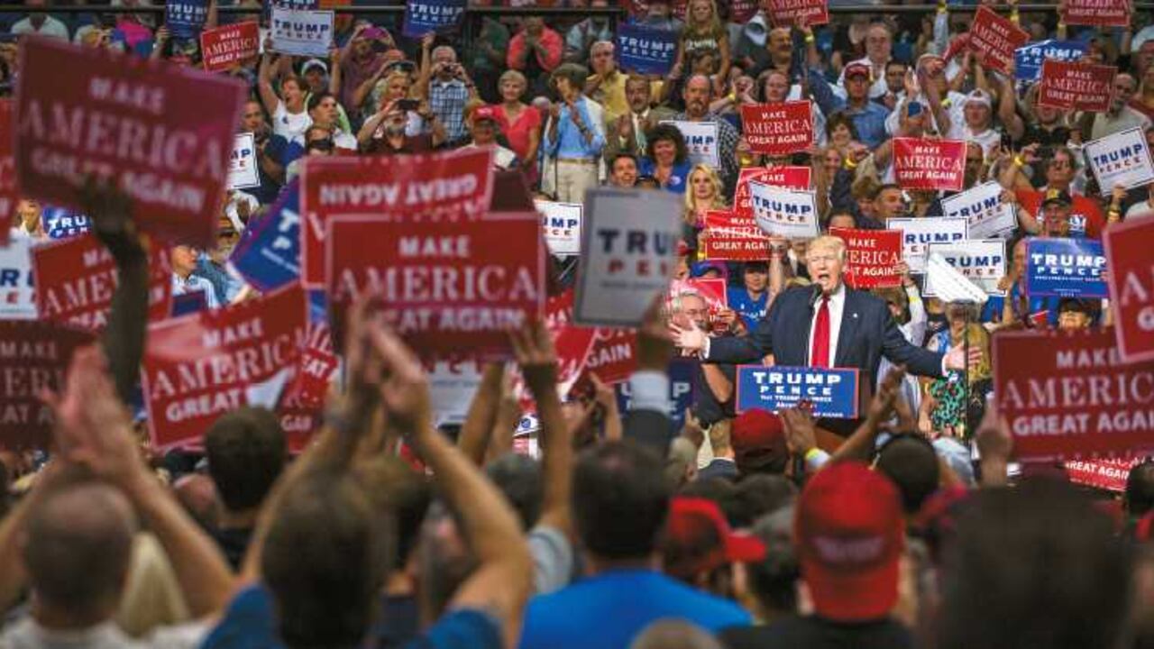 Donald Trump en Akron, Ohio, el pasado 22 de agosto.