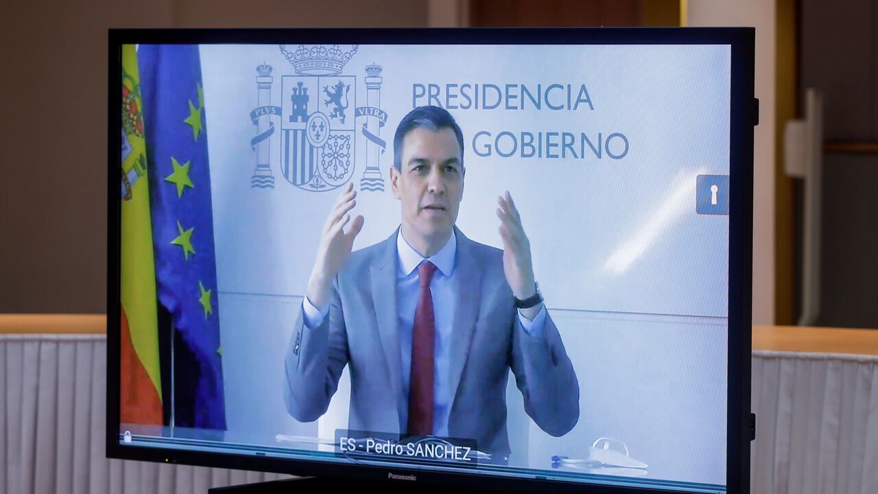 Pedro Sánchez, presidente de España (Stephanie Lecocq, Photo Pool via AP)