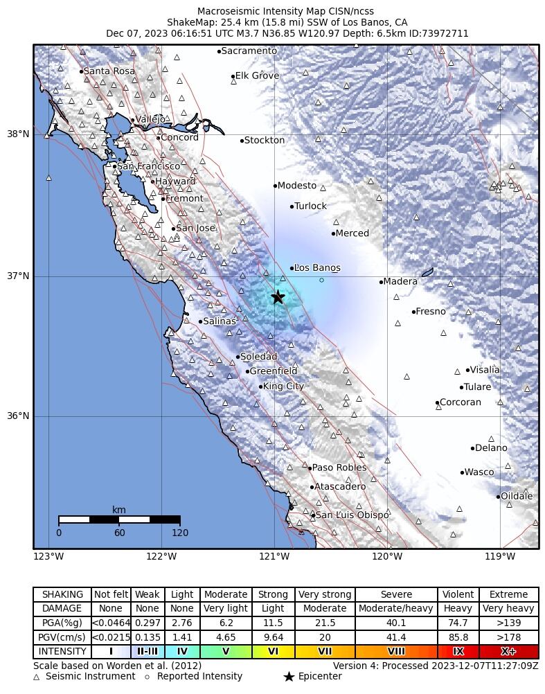 Varios temblores sacudieron Estados Unidos en las últimas horas