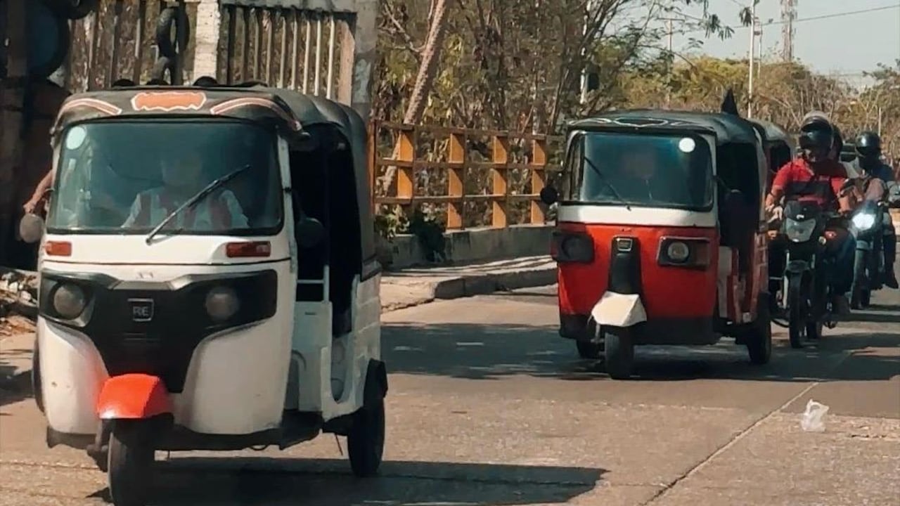 Motocarros en Soledad.