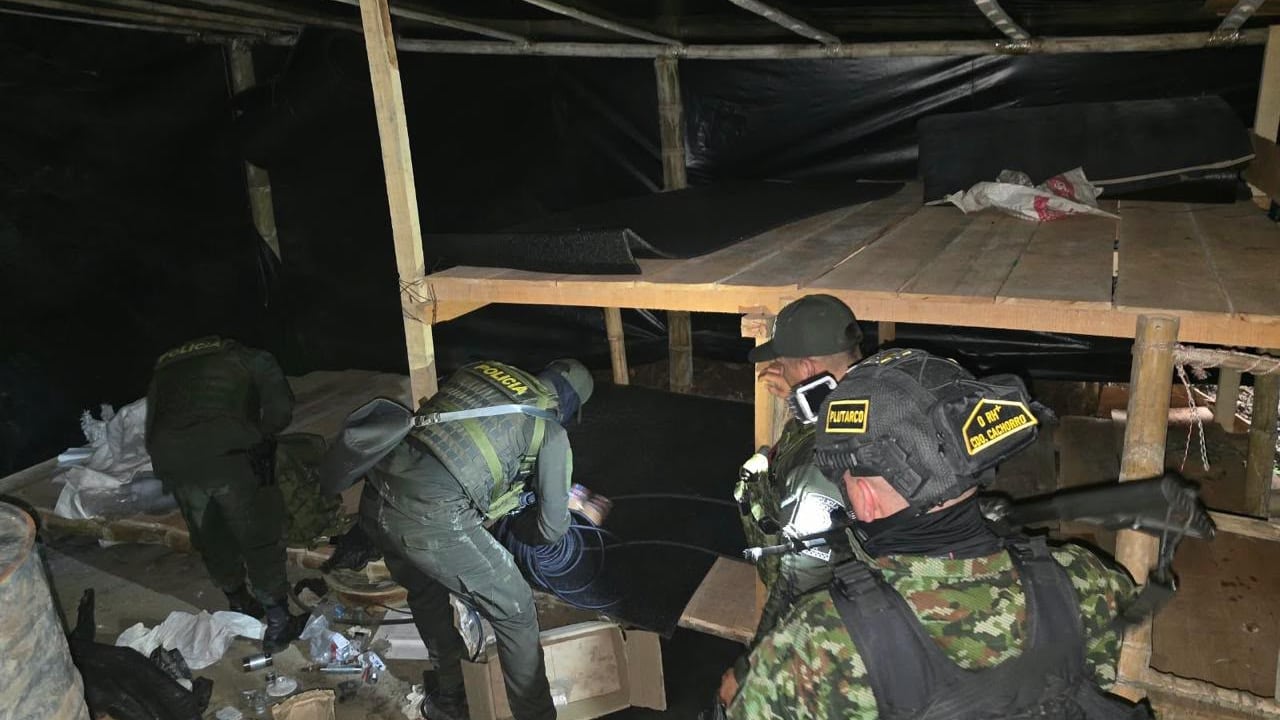 Operación militar en Nariño.
