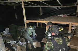 Operación militar en Nariño.