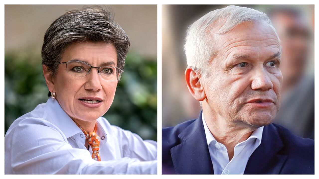 Claudia López y Carlos Ramón González.