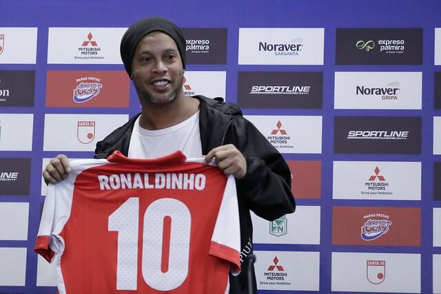 Ronaldinho, astro del fútbol mundial.