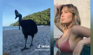 La mujer compartió el momento a través de las redes sociales, mostrando también algunas de las reacciones que recibió por su video.