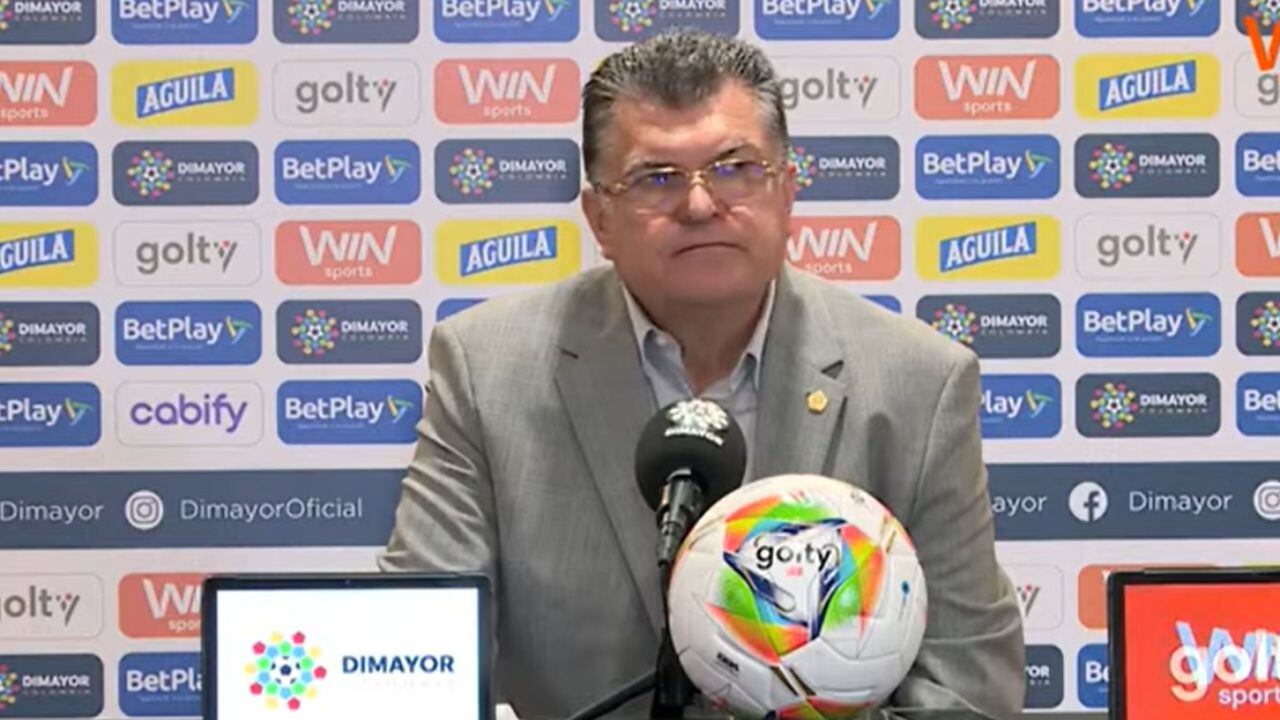 Palabras del presidente de Dimayor, Carlos Mario Zuluaga.