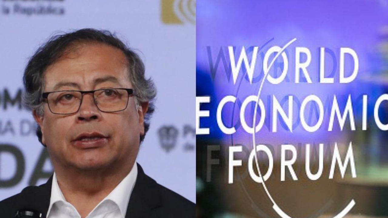 El presidente llegó a la ciudad suiza, acompañado de miembros del gabinete del Gobierno del Cambio, para participar en el Foro Económico Mundial. Foto: Semana