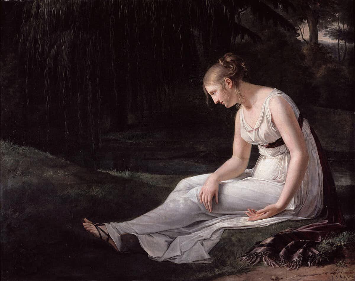 Melancolía (Constance Marie Charpentier, 1801). Wikimedia Commons / Museo de Picardía