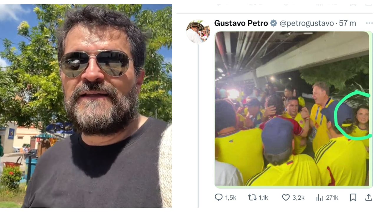 Julio César Herrera a Petro: “Cálmese ya, no se rebaje”, ante una foto en la que señalaba a Karen Abudinen en el Metropolitano