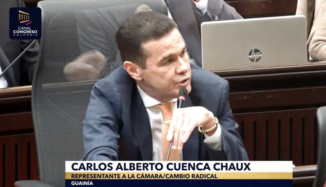 Carlos Cuenca, congresista del partido Cambio Radical