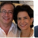 Gustavo Petro, Adelina Covo y Armando Benedetti.