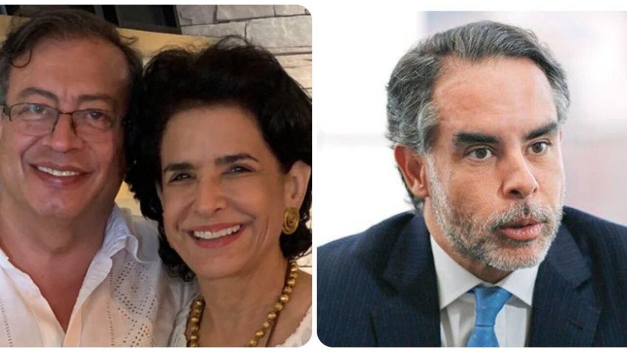 Gustavo Petro, Adelina Covo y Armando Benedetti.