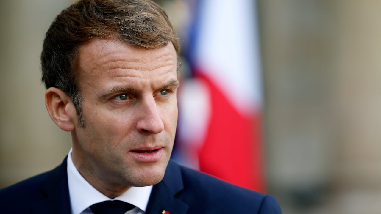 Emmanuel Macron, presidente de Francia.