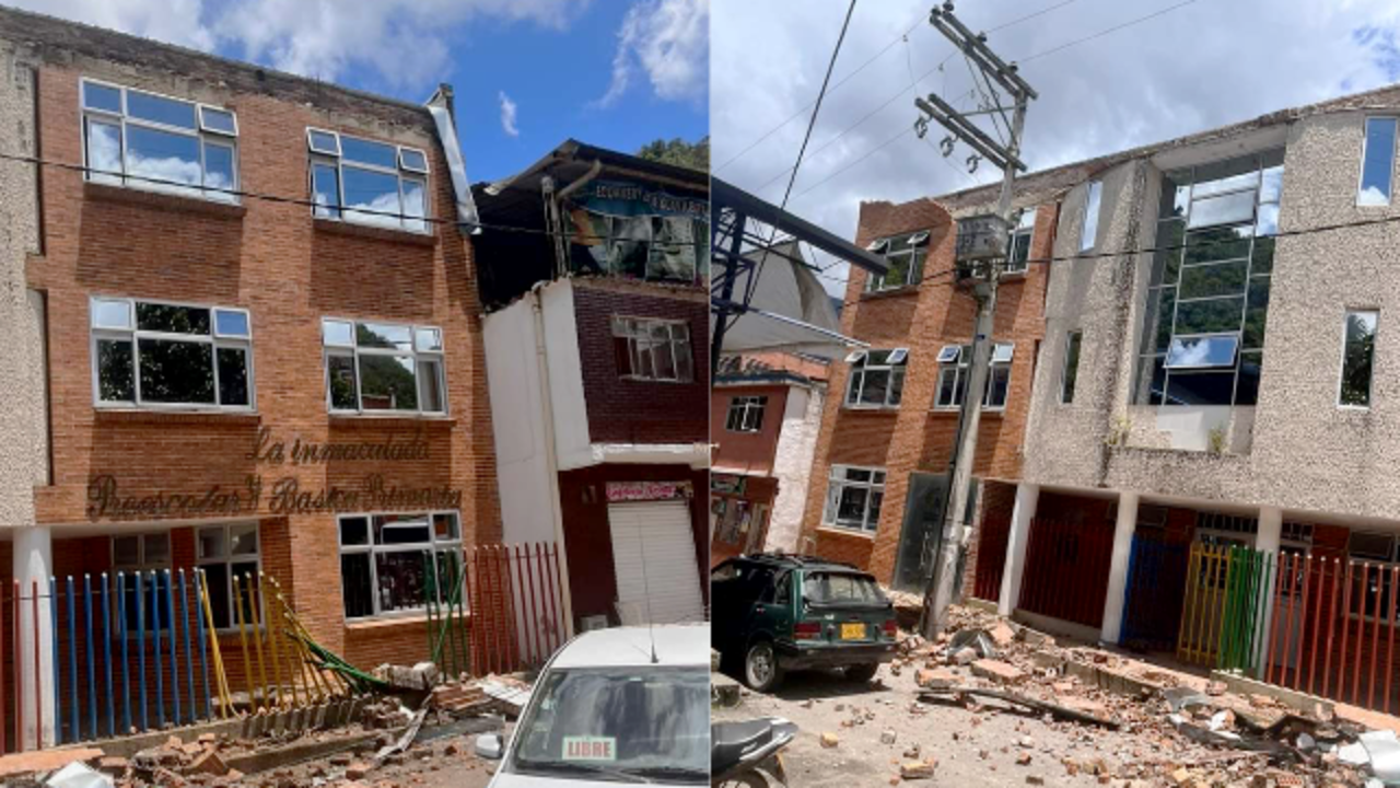 Autoridades de Cundinamarca reportaron daños en viviendas en el municipio de Guayabetal, Cundinamarca.