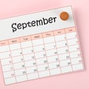 Septiembre es el noveno mes del año en el calendario.