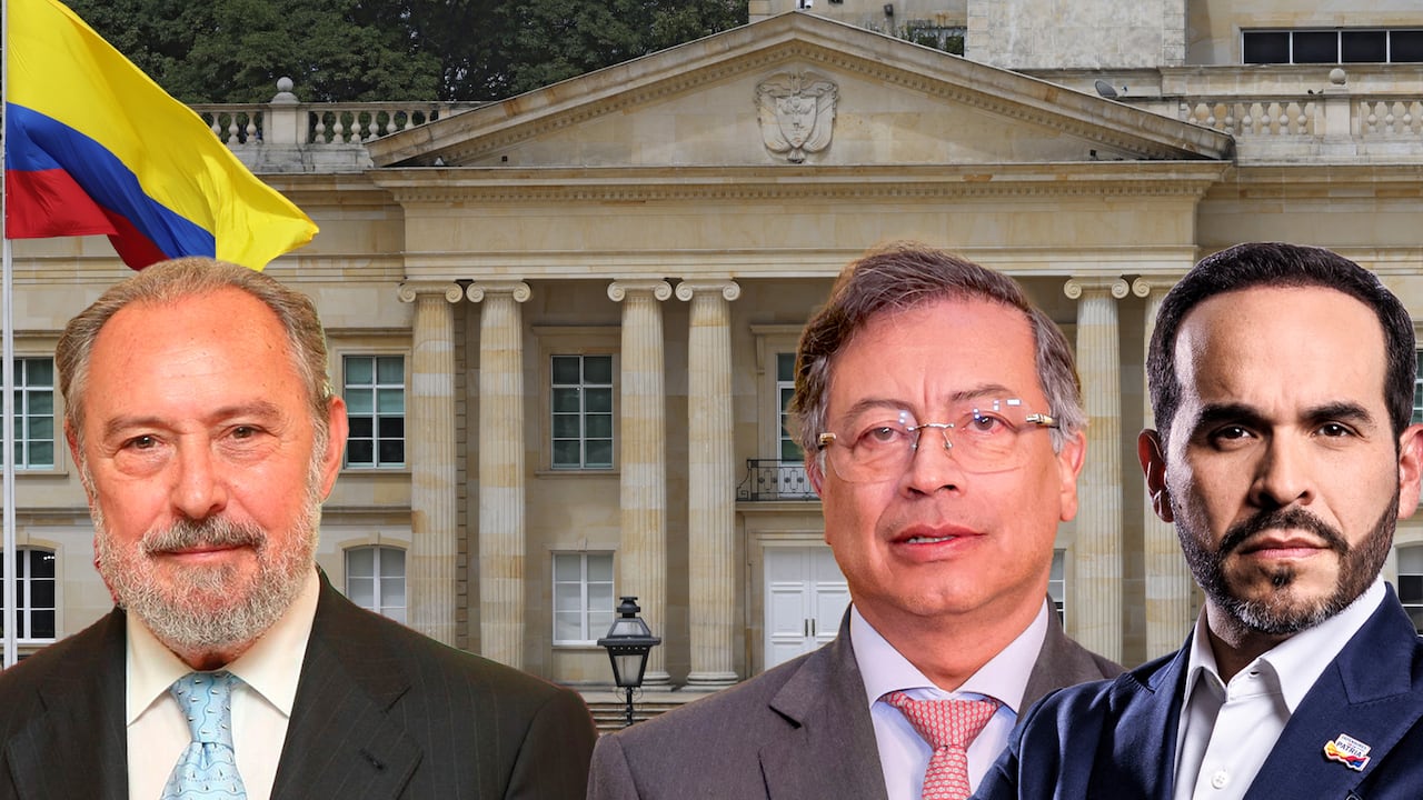 Manuel Aragón, Gustavo Petro y Abelardo De La Espriella