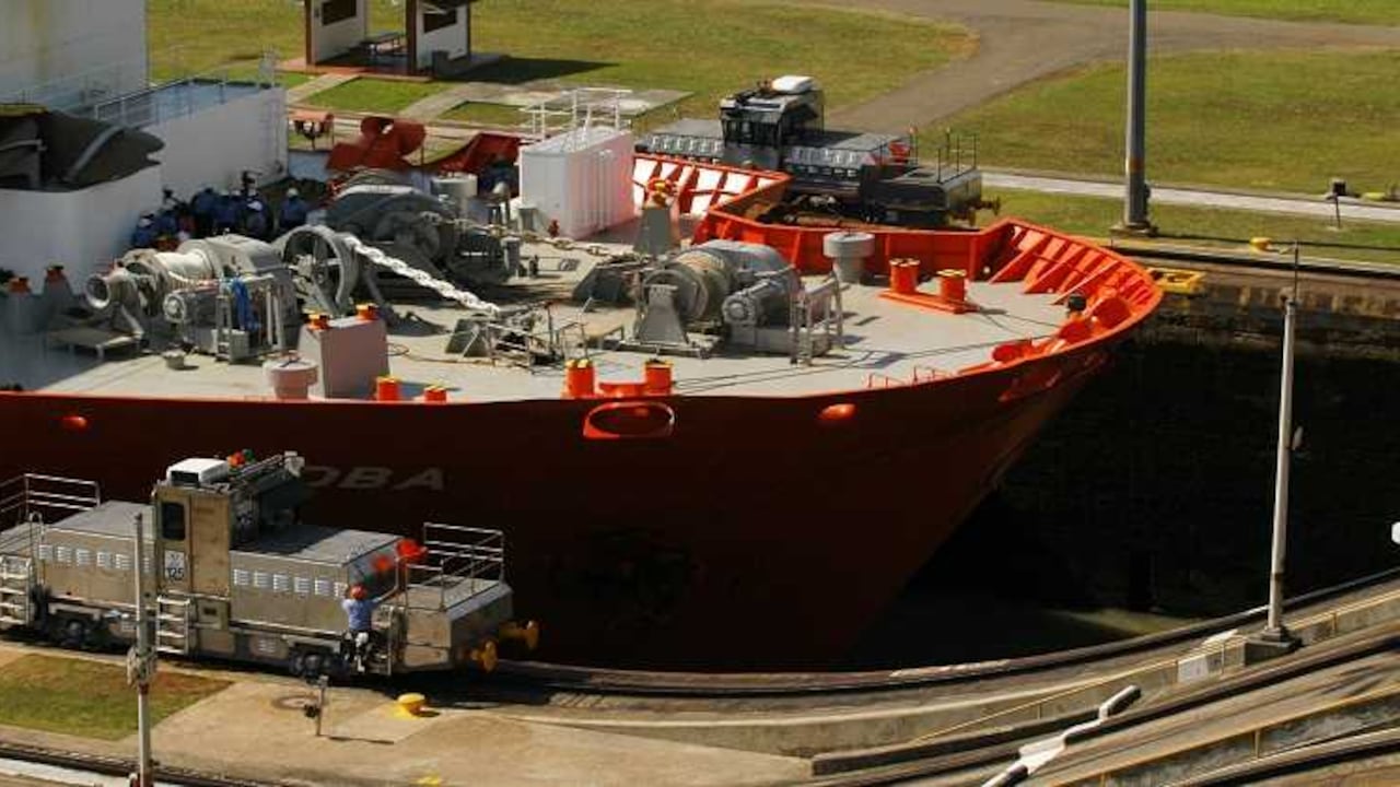 El fenómeno de El Niño está afectando el Canal de Panamá. Foto: Bloomberg.