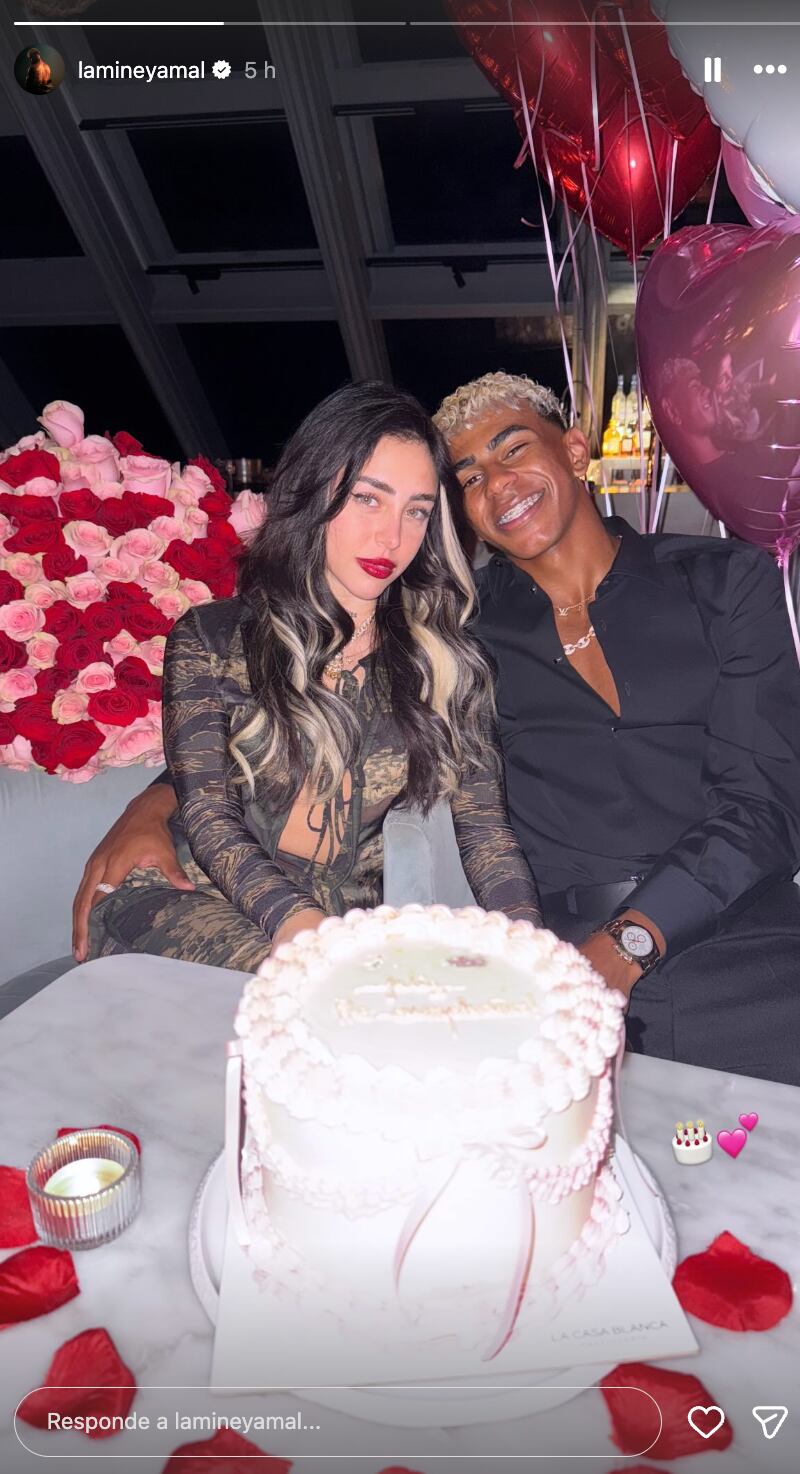 Lamine Yamal confirmó su relación con la cantante argentina Nicki Nicole.