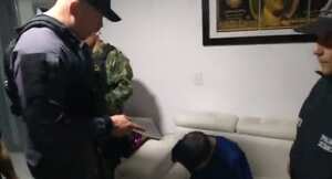 Las autoridades coparon la vivienda del secuestrador para hacer el allanamiento.