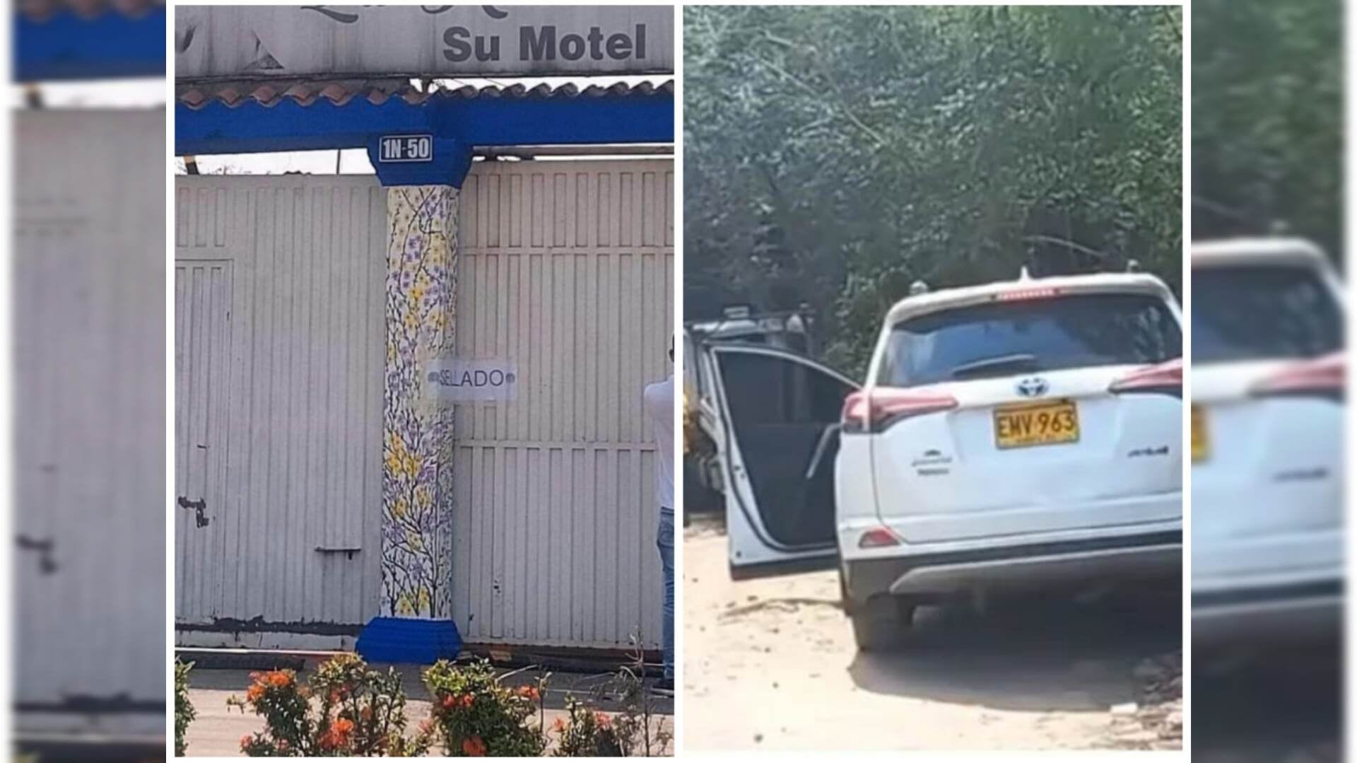 El motel ubicado en zona de frontera fue sellado mientras avanzan las investigaciones.