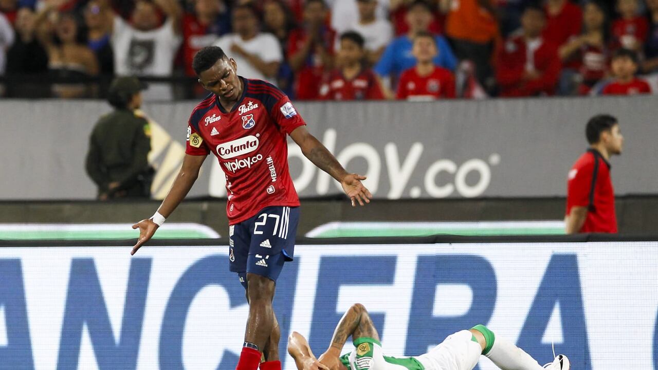 Imagen del partido entre Independiente Medellín y Atlético Nacional, por la fecha 10 del segundo semestre de la Liga colombiana 2023.