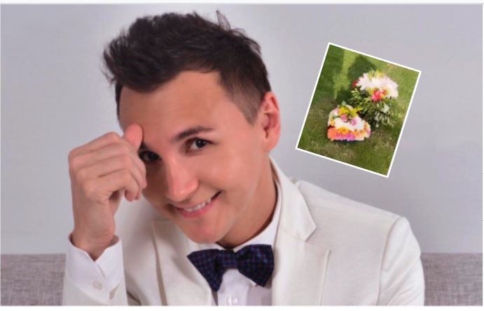 Así luce actualmente la tumba de Mauricio Leal tres meses después del crimen