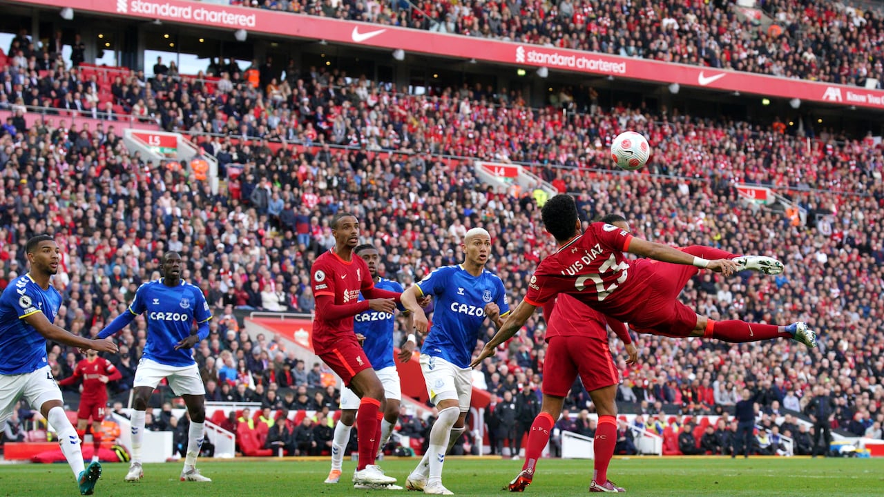 El colombiano disputó 30 minutos en la victoria de lo suyos sobre Everton.