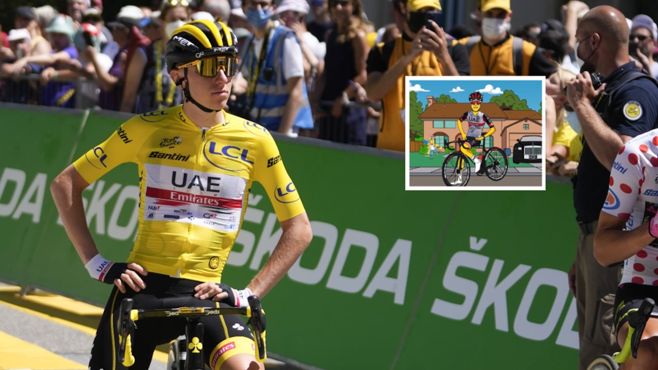 Tadej Pogacar, Tour de Francia 2022. Foto: AP/Thibault Camus//@TamauPogi