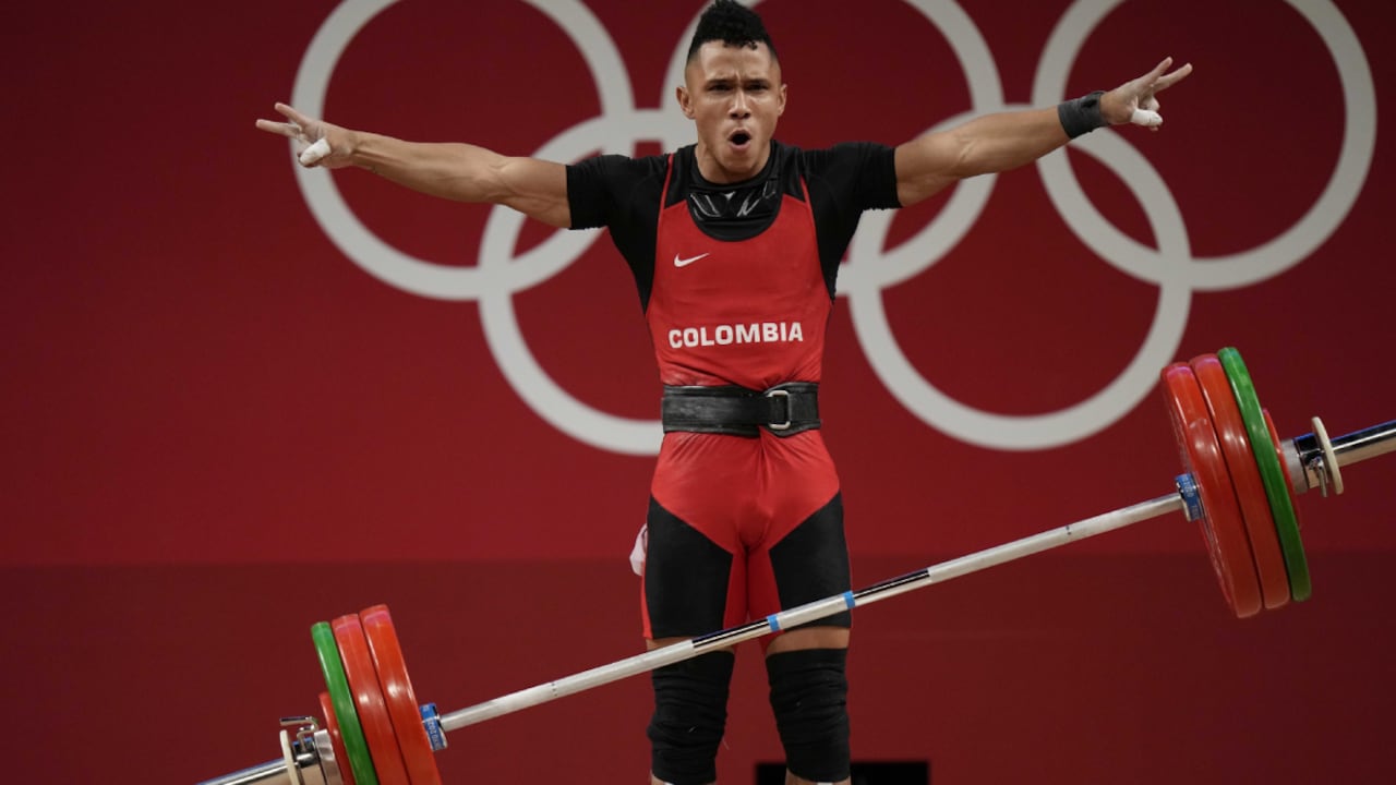 Luis Javier Mosquera, plata en Tokio 2020. Foto: AP/Luca Bruno