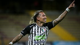 Dayro celebra el gol ante Fortaleza