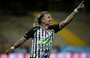 Dayro celebra el gol ante Fortaleza