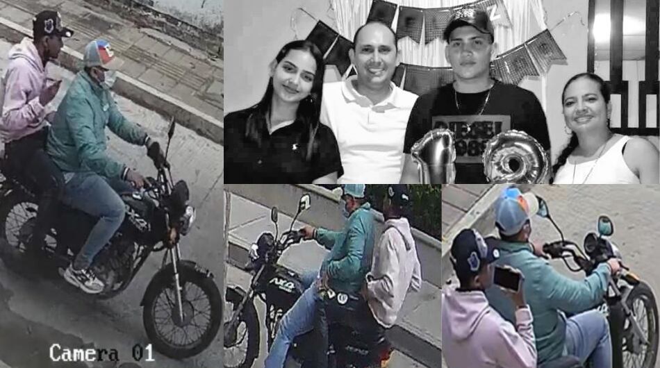 Masacre de familia Lora Rincón estremece a Colombia. Ya hay imágenes de los sospechosos.