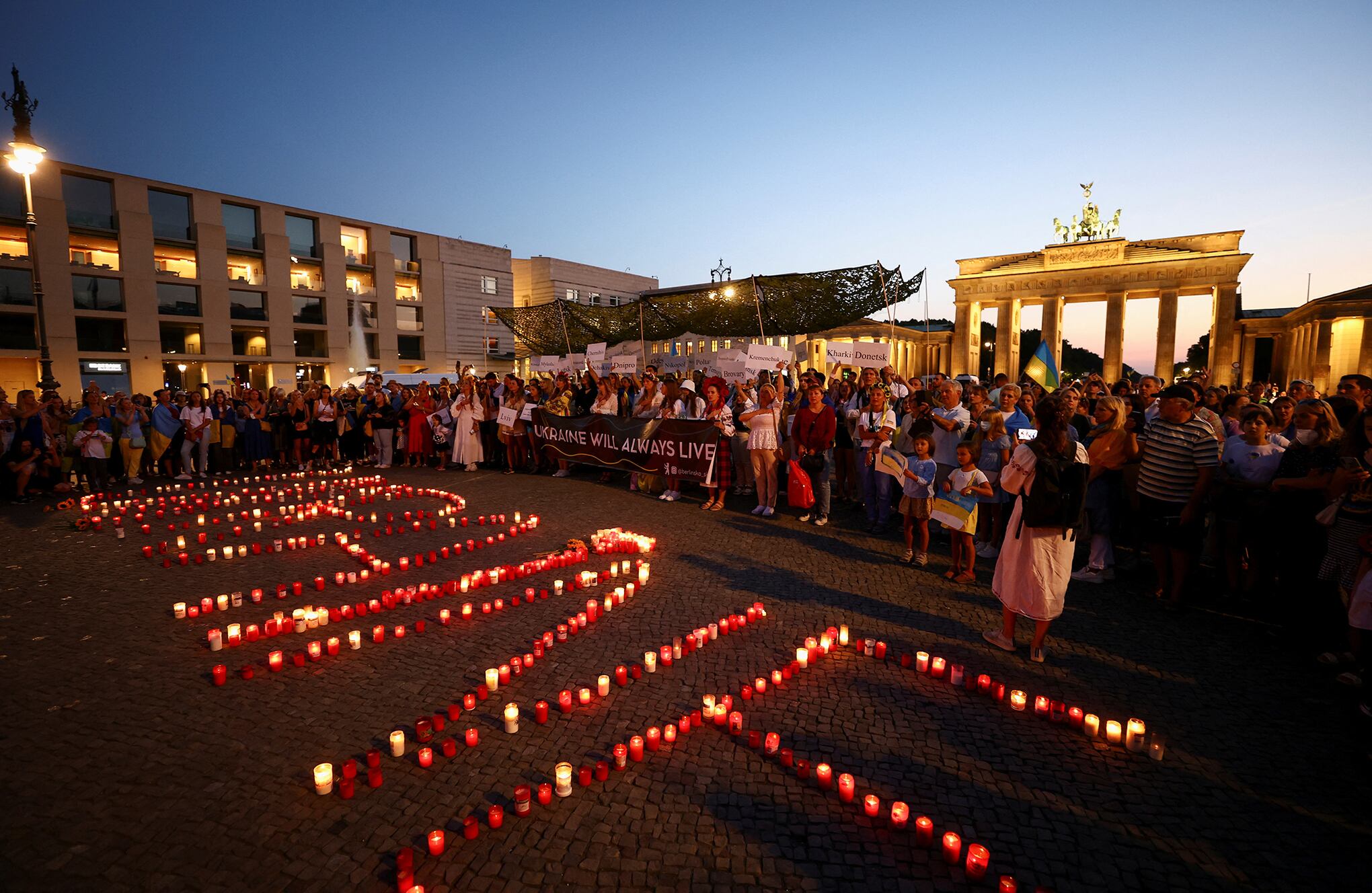 En imágenes : Día de la Independencia de Ucrania observado en todo el mundo