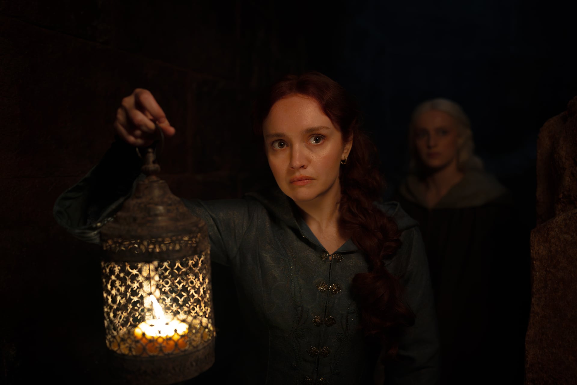 Olivia Cooke como Alicent Hightower en La casa del dragón. HBO