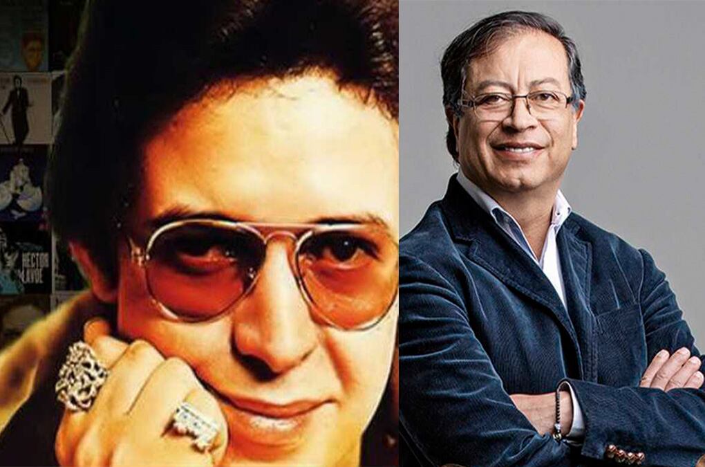 Gustavo Petro y Héctor Lavoe