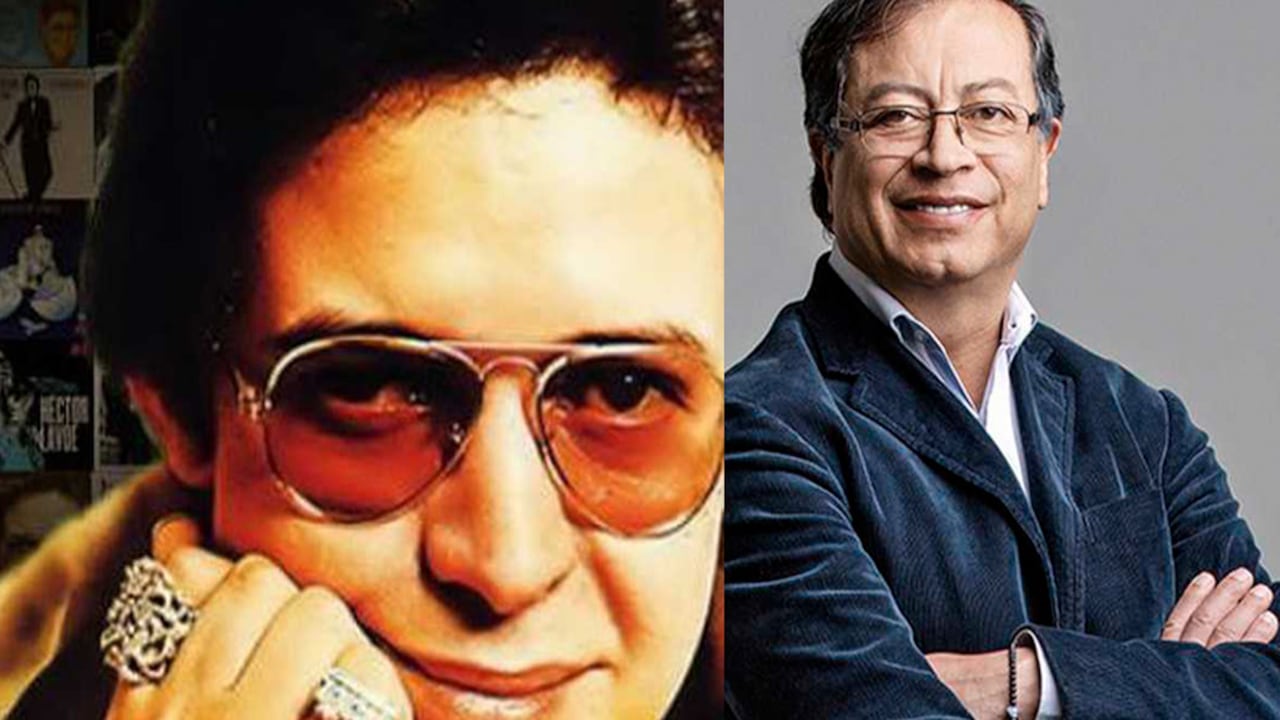 Gustavo Petro y Héctor Lavoe