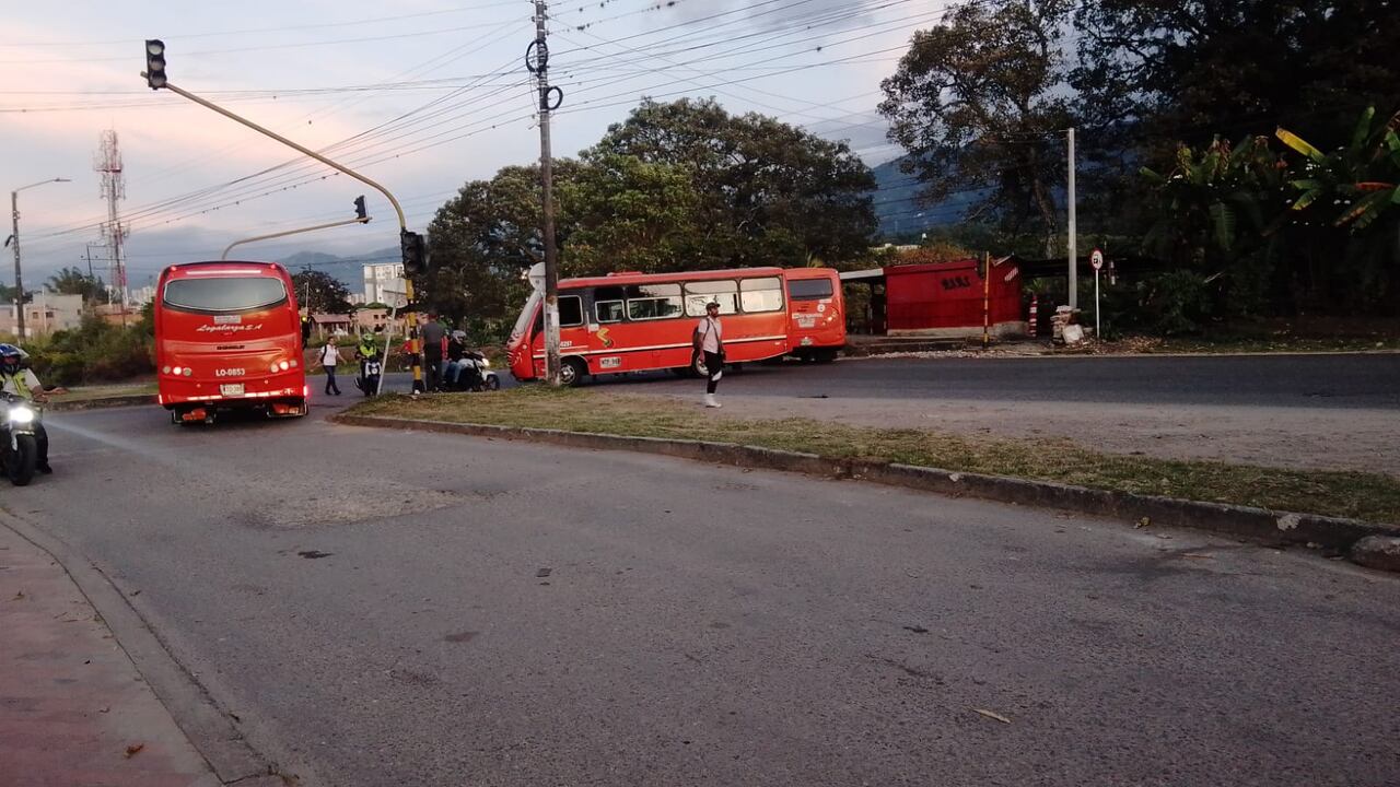 Paro en Ibagué. Foto: Tomada de redes sociales