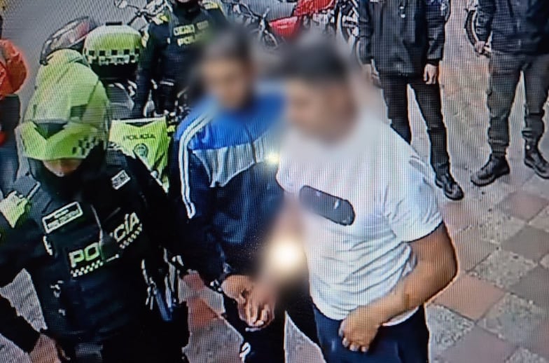 Captura de presuntos ladrones en Suba.