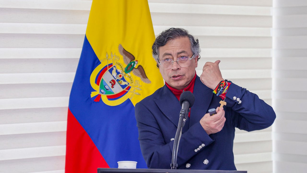 El presidente, Gustavo Petro, el 23 de diciembre de 2025, en Bogotá.