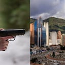 Imagen de referencia de Bogotá, arma de fuego y drogas.