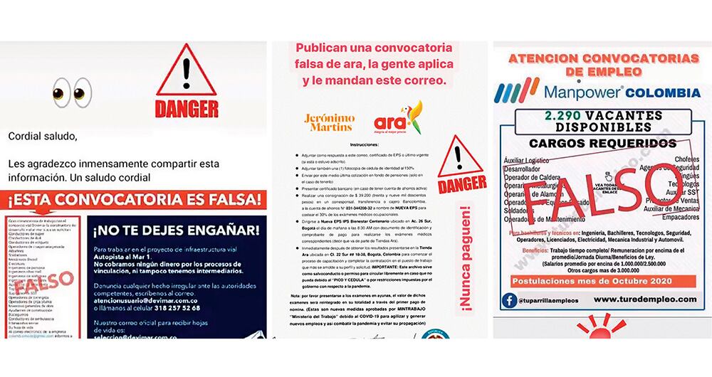 Mediante canales digitales, los delincuentes sacan provecho de la necesidad de empleo y dinero de las personas.