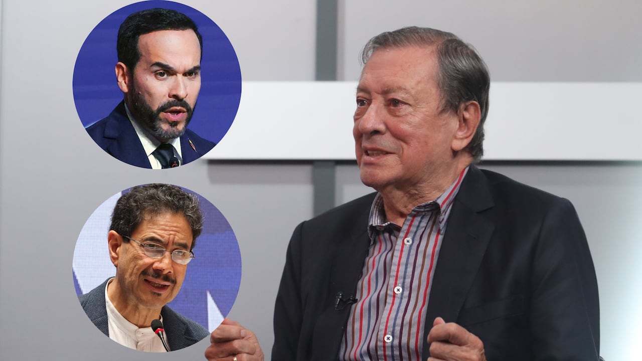 Mario Hernández, Abelardo de la Espriella e Iván Cepeda.