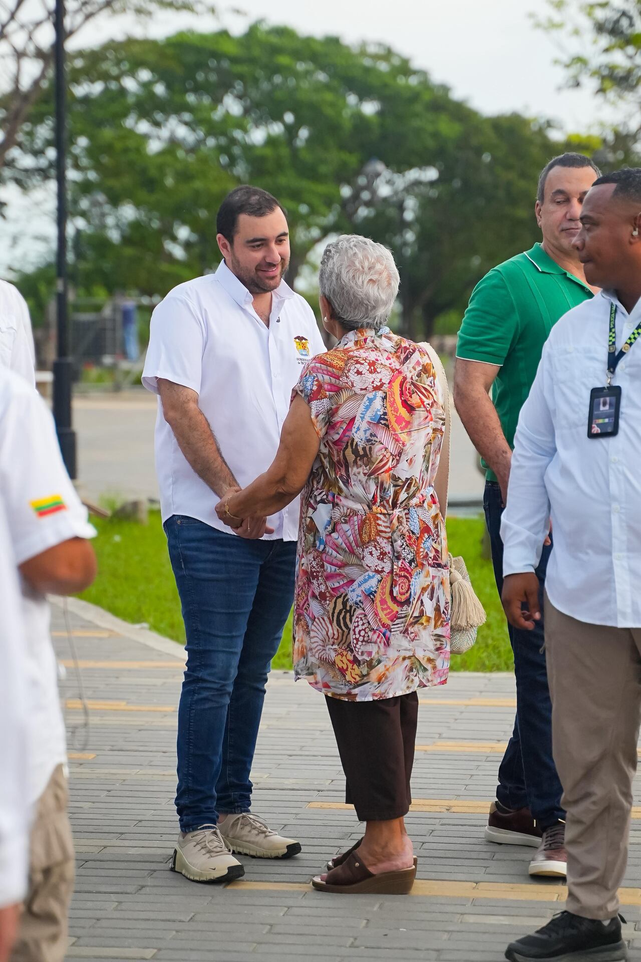 Yamil Arana, gobernador de Bolívar en Mompox.