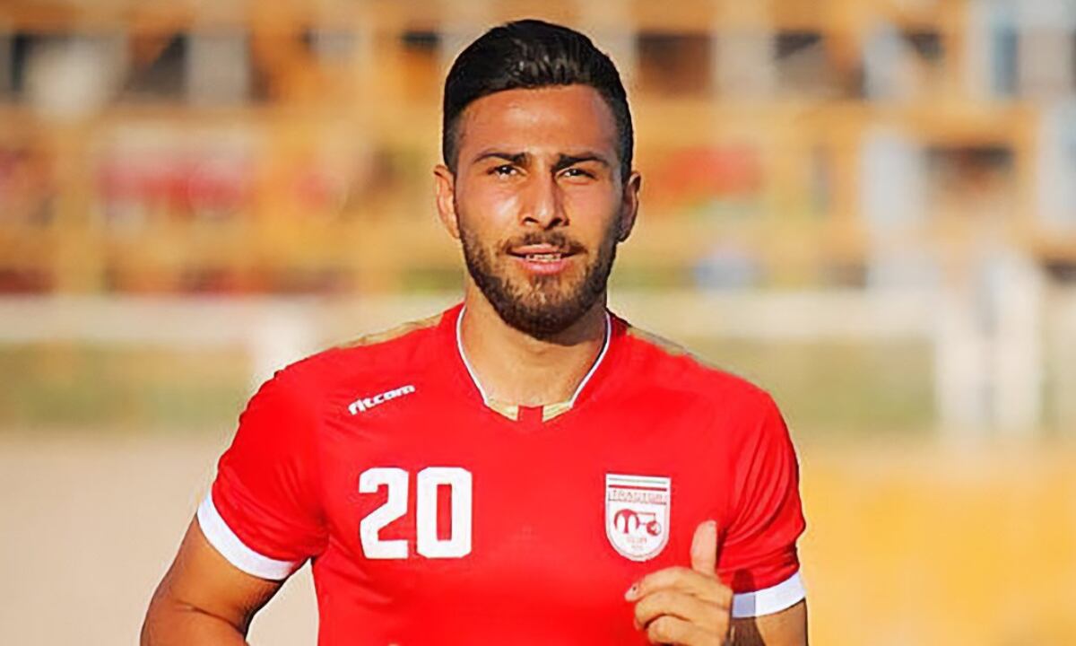 Amir Nasr-Azadani. Foto: Twitter oficial FIFPRO (@FIFPRO).