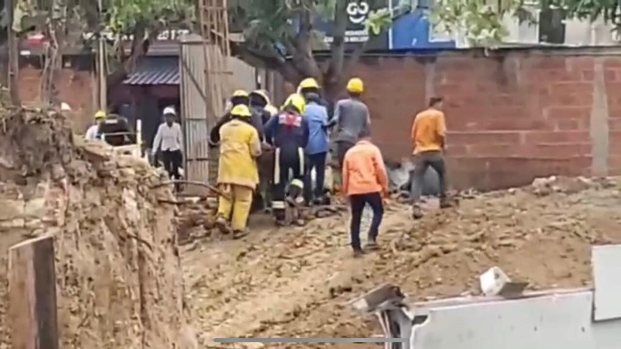 Alud de tierra de Puerto Colombia, Atlántico.